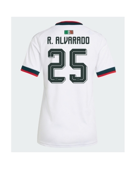 Billige Fotballdrakt Mexico Roberto Alvarado #25 Replika Bortedrakt Dame VM 2026 Kortermet Billige Fotballdrakt Mexico Roberto Alvarado #25 Replika Bortedrakt Dame VM 2026 Kortermet
